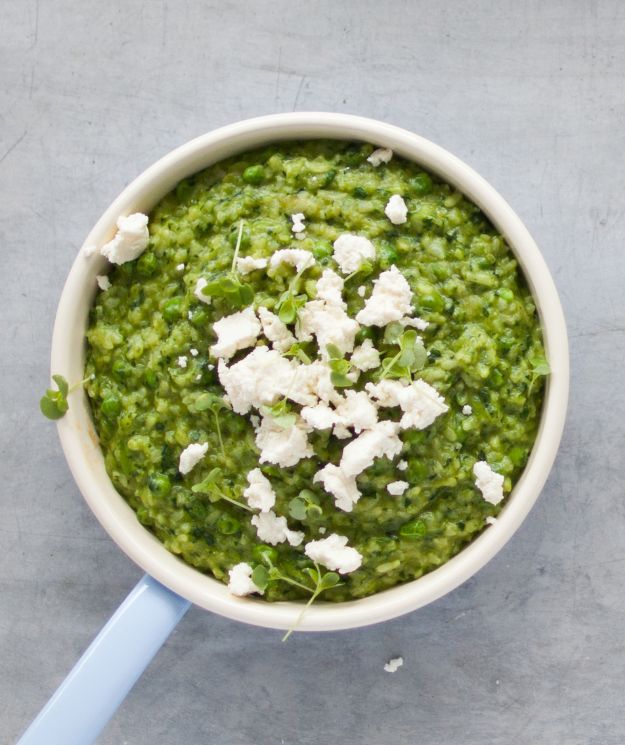 Fresh Lemon & Pea Risotto in the Thermomix | Recipe