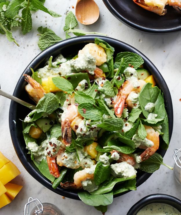 Prawn Salad W. Yoghurt Dressing in the Thermomix | Recipe