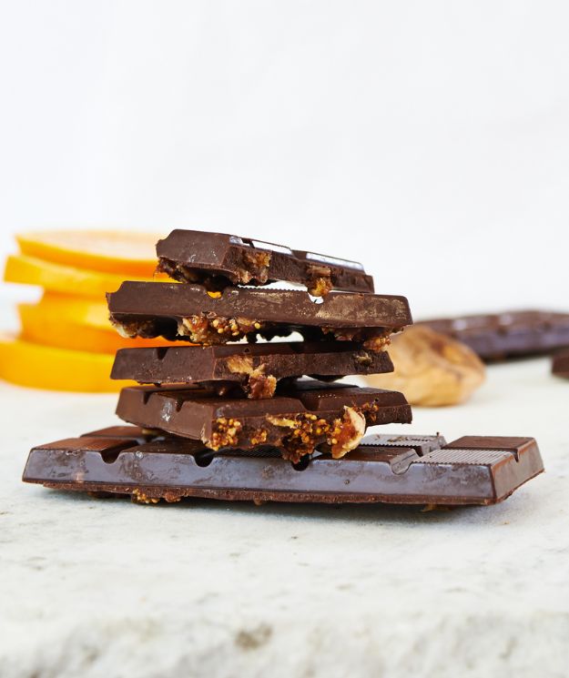 Orange & Fig Chocolate in the Thermomix | Recipe