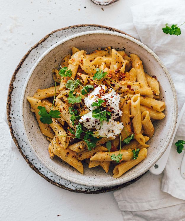 Slow Cooker Saucy Vodka Pasta | Recipe