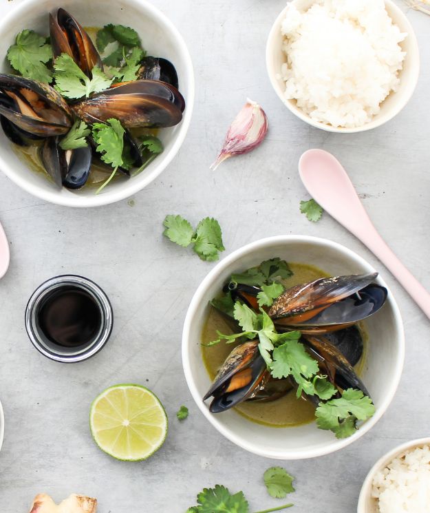 Thai Coconut Mussels in the Thermomix | Recipe