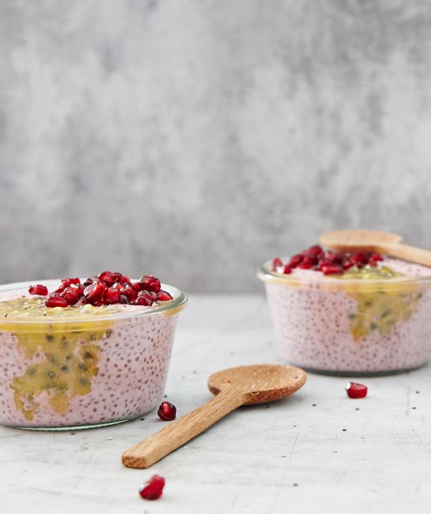 Pink Chia Puddings in the Thermomix | Recipe