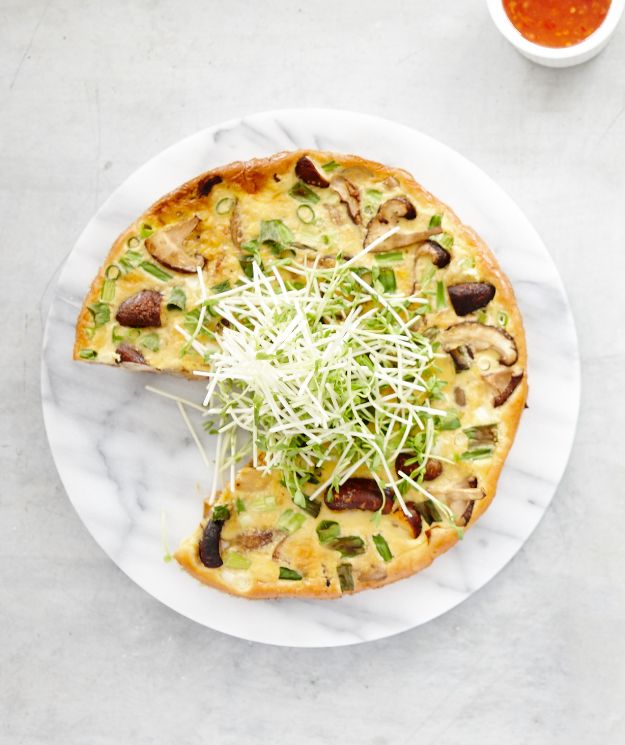 Asian Mushroom Frittata in the Thermomix | Recipe