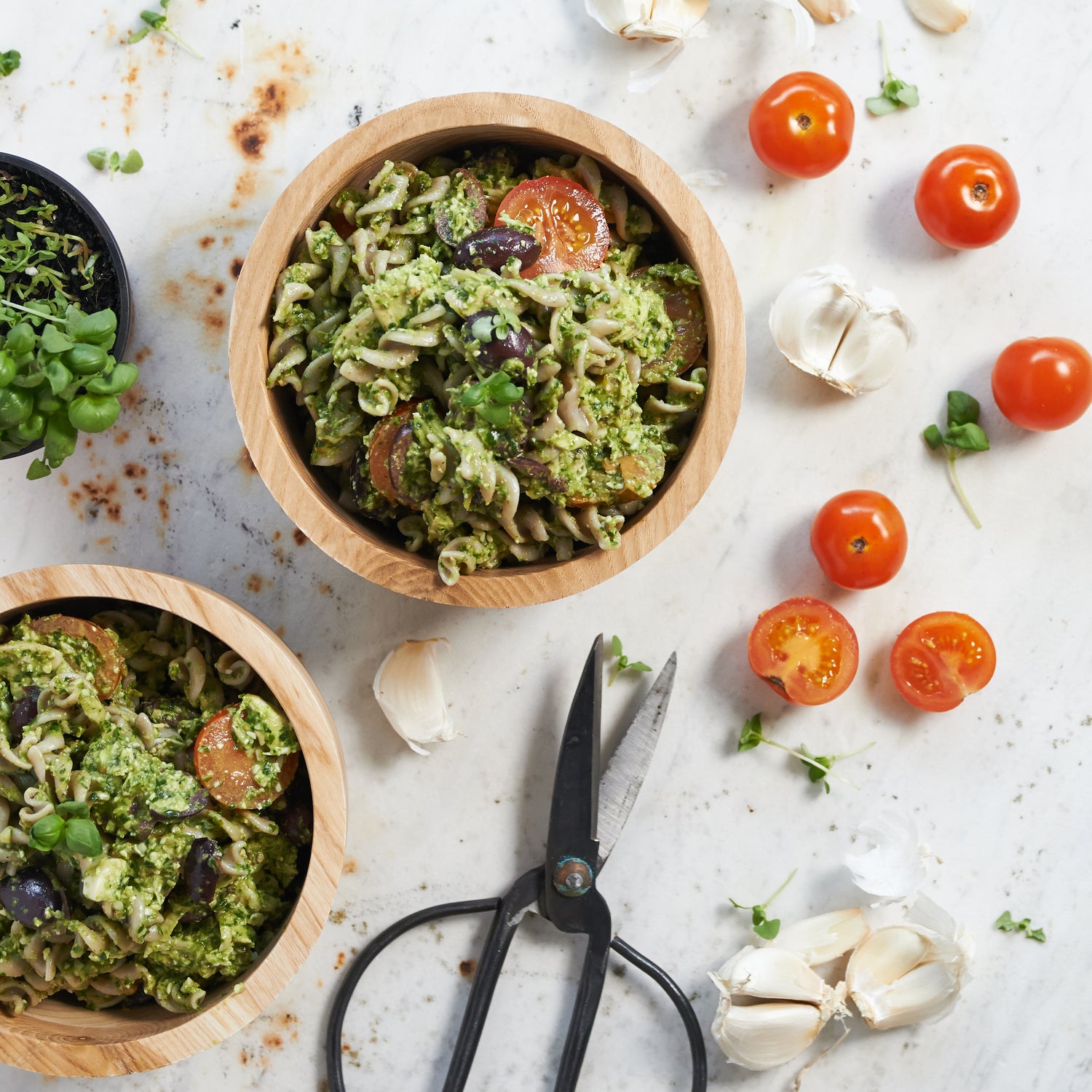 Chicken & Watercress Pesto Pasta in the Thermomix | Recipe