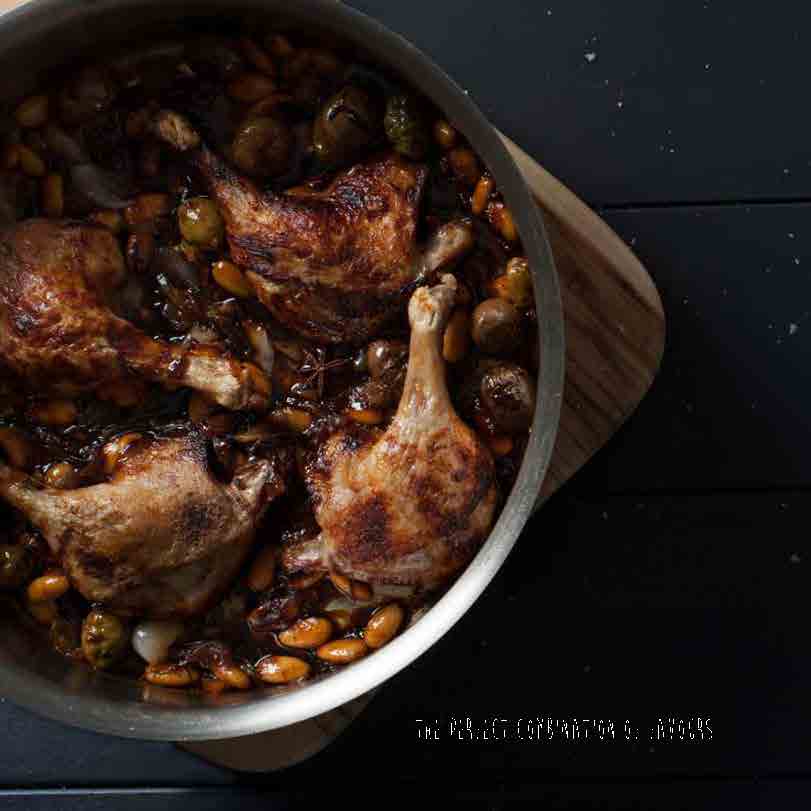 Duck With Almonds & Green Olives in the Thermomix | Recipe