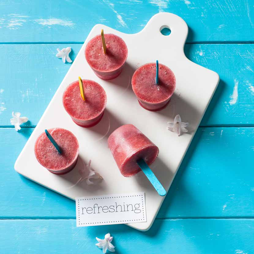 Blood Orange & Watermelon Icy Poles in the Thermomix | Recipe