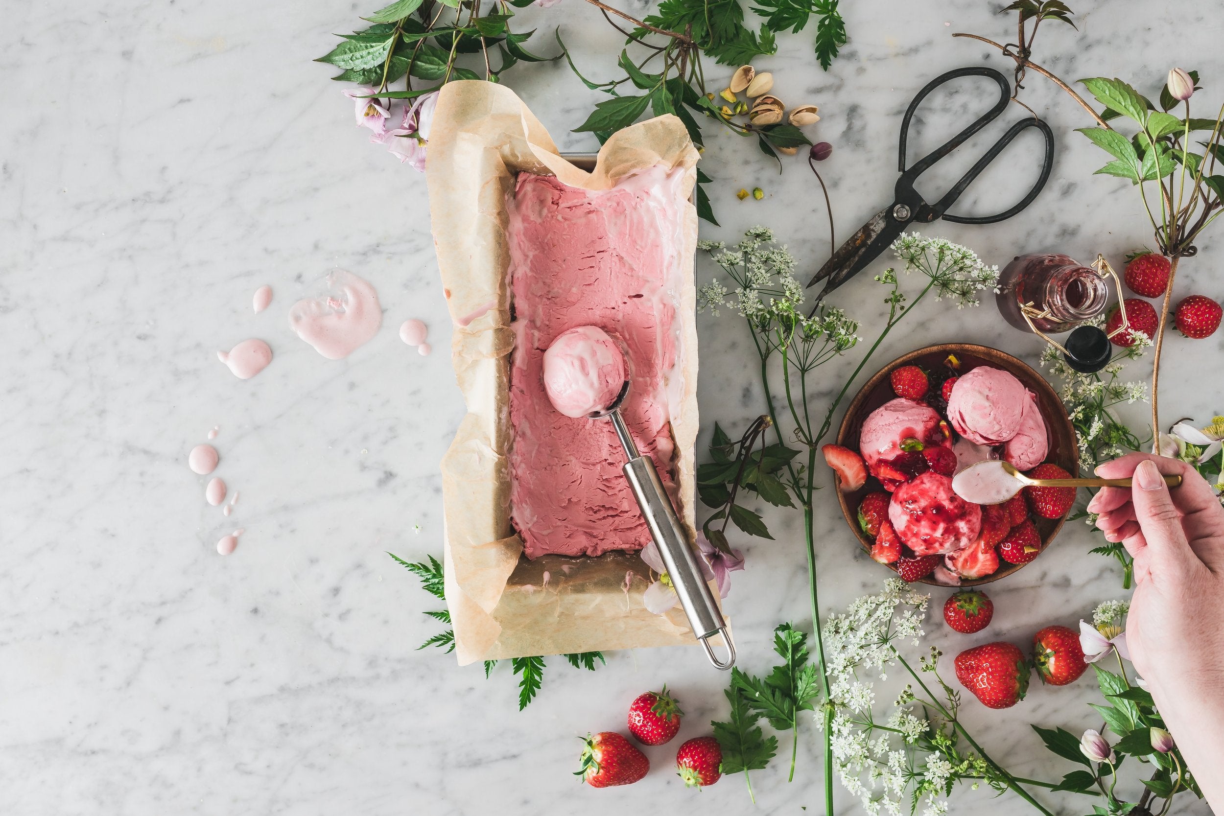 Thermomix strawberry 2025 ice cream