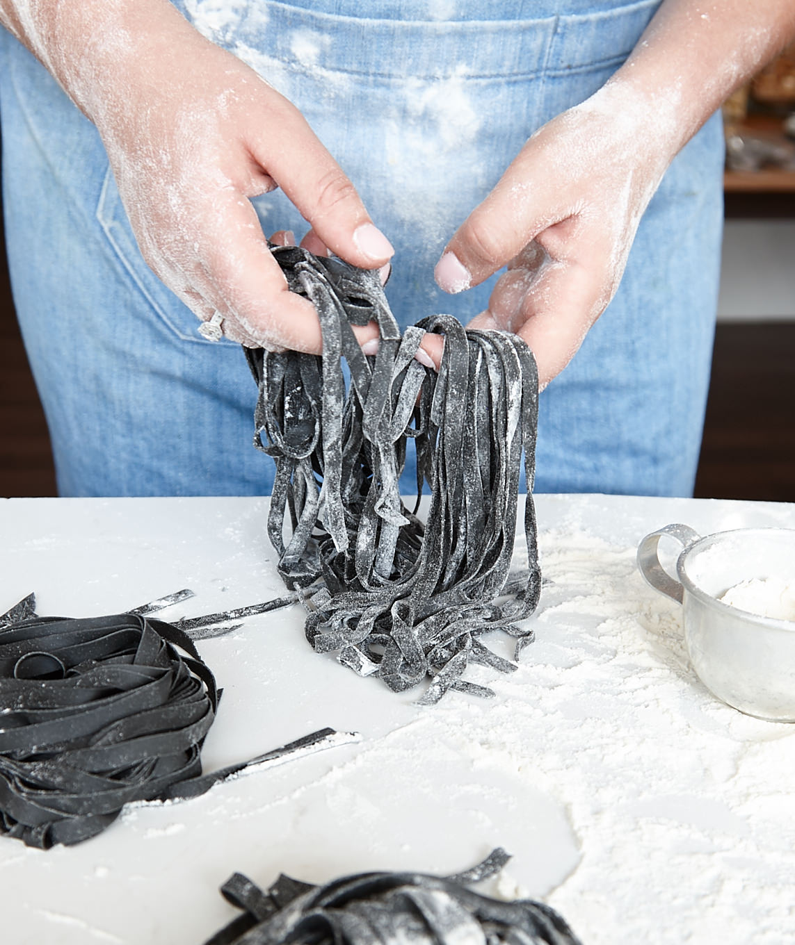 Fresh Charcoal Pasta in the Thermomix | Recipe