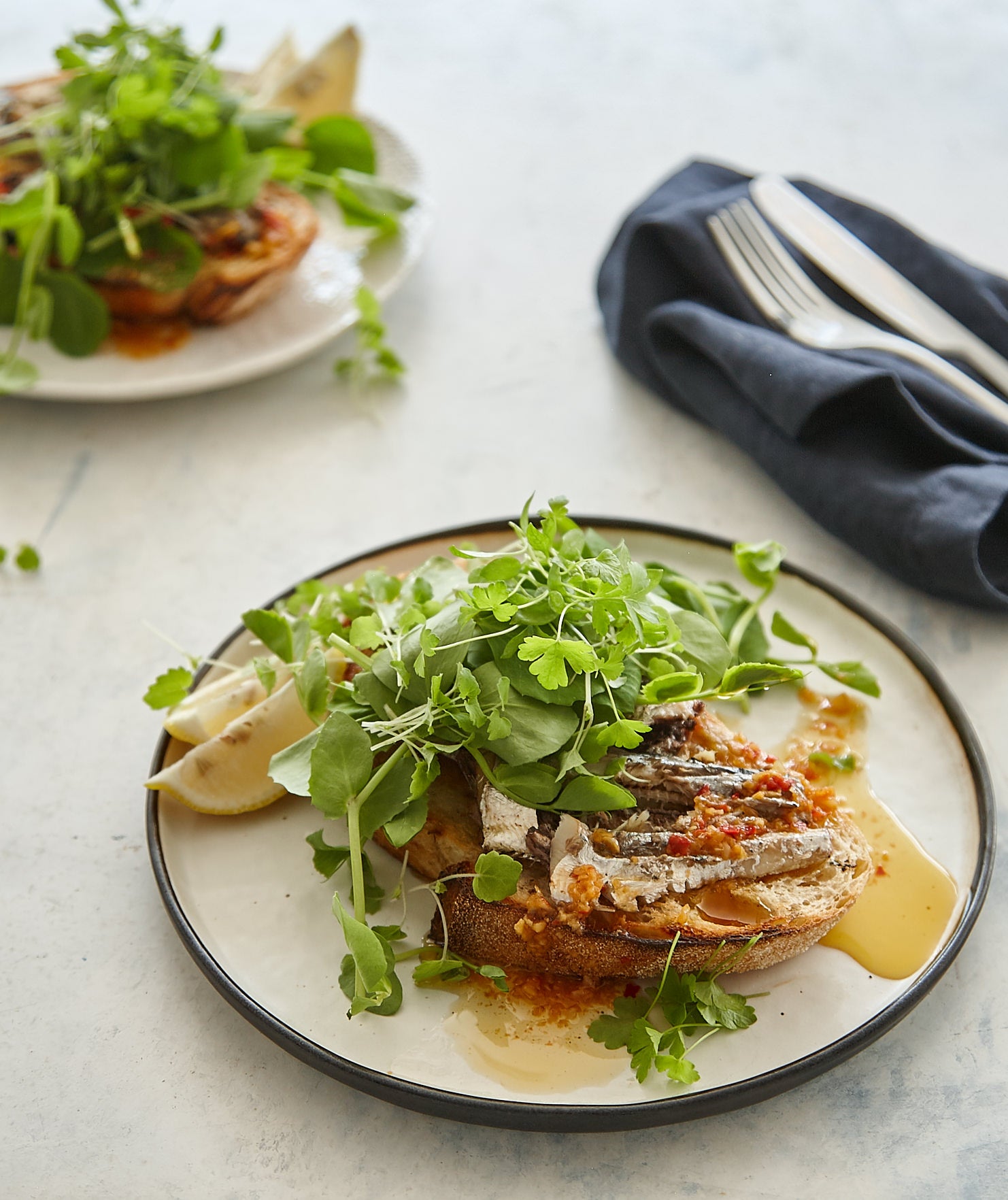 Garlic Chilli Sardines On Toast in the Thermomix | Recipe