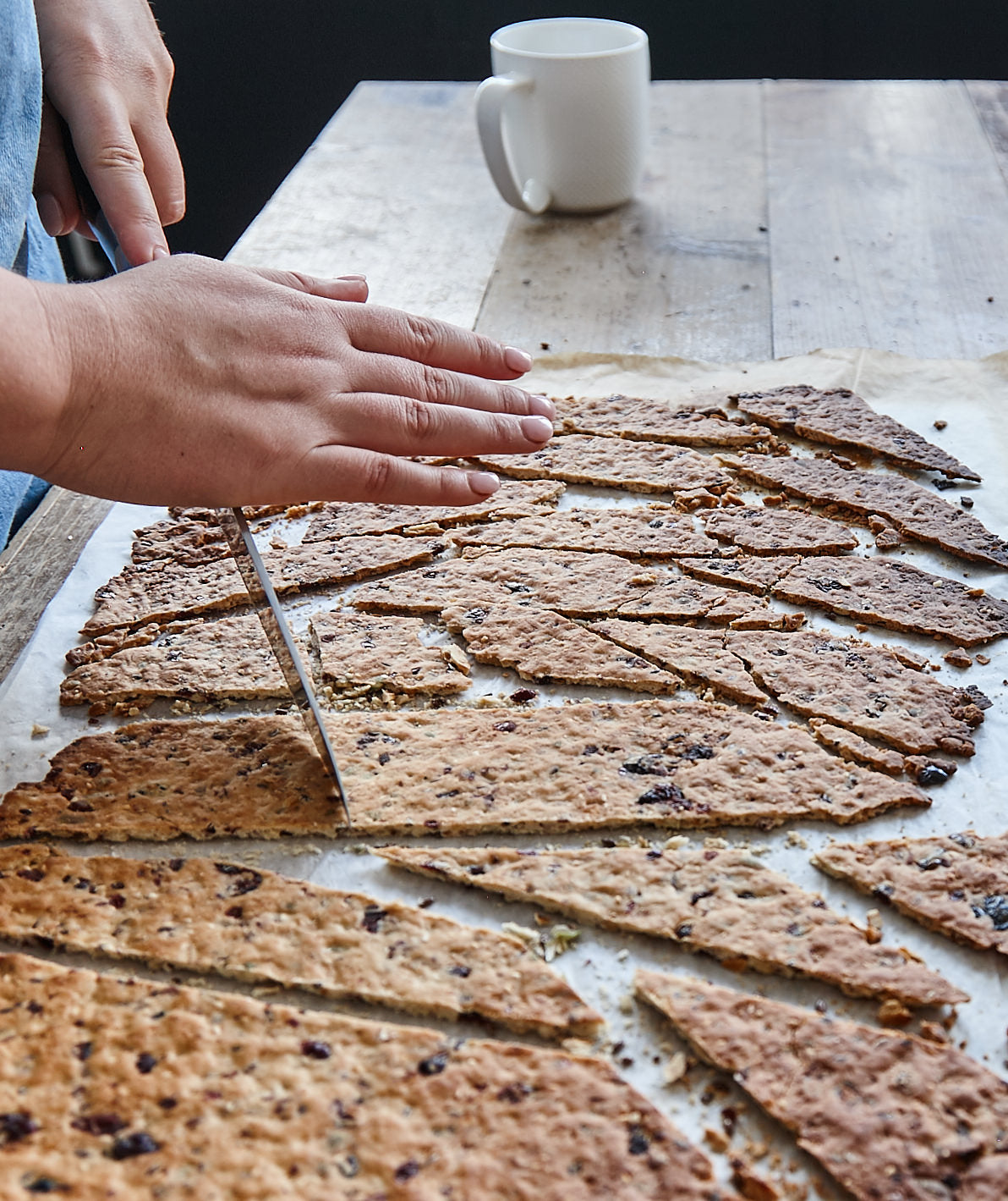 Cranberry And Hazelnut Crackers in the Thermomix | Recipe