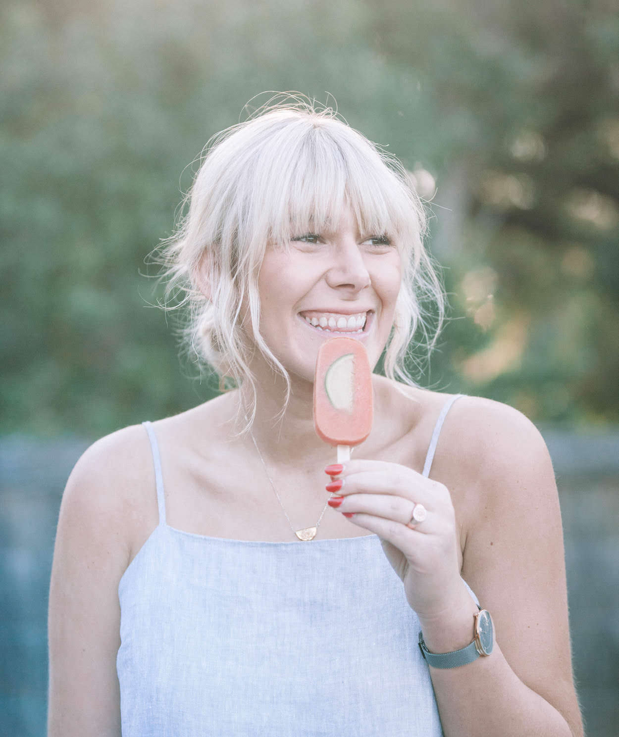 Pine-Lime Watermelon Pops in the Thermomix