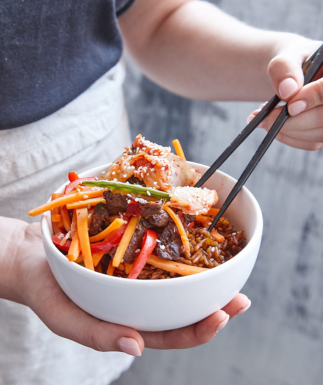 Korean Rice Bowl in the Thermomix | Recipe