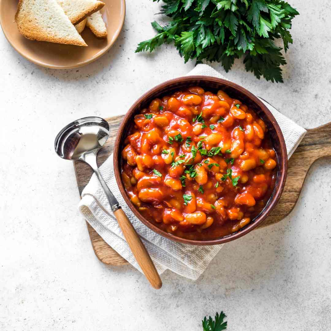 Slow Cooker BBQ Baked Beans | Recipe