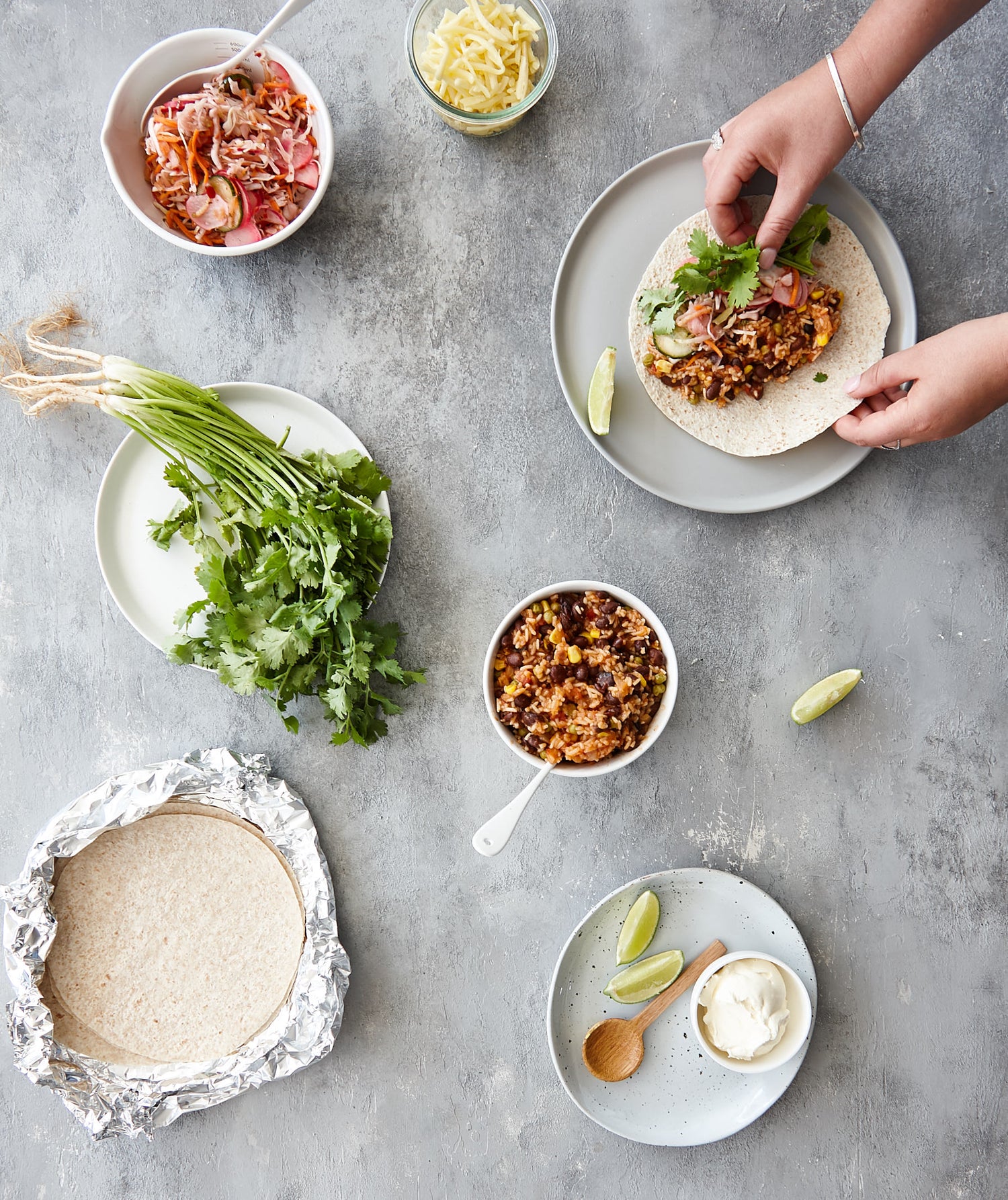 Rice And Black Bean Burritos in the Thermomix | Recipe