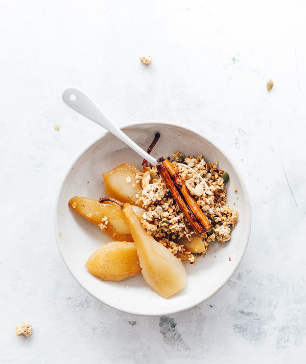 Vanilla Poached Pears in the Thermomix