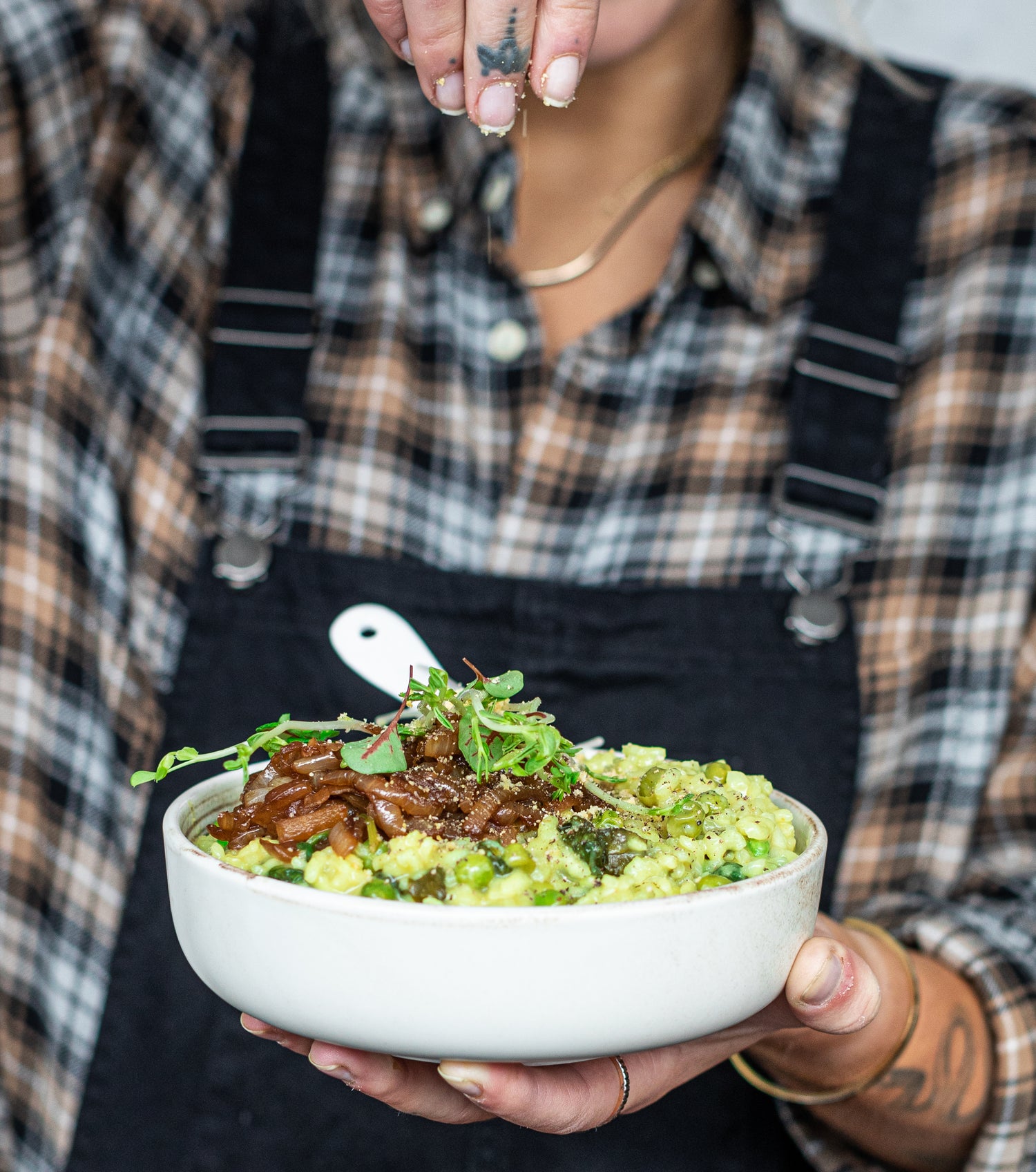 Vegan Caramelised Onion Risotto in the Thermomix | Recipe