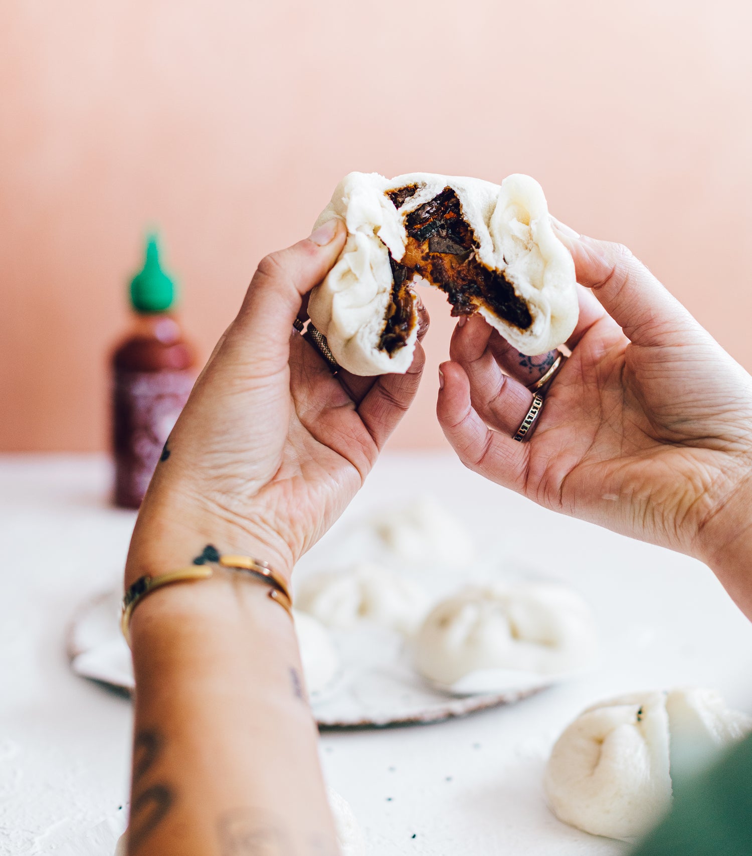 Vegan Steamed Mushroom Buns in the Thermomix | Recipe